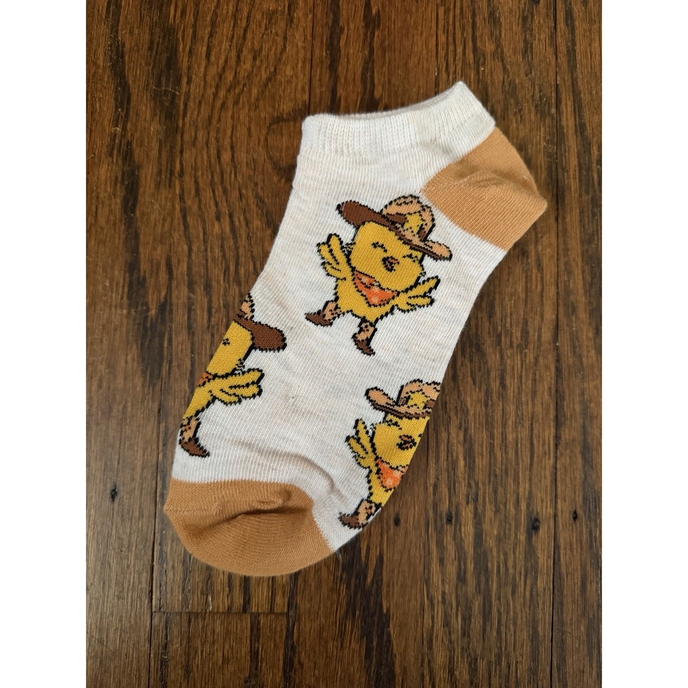 Women's Hello Socks! Western Chick Cowgirl Low Cut Socks Size 4-10 NWT